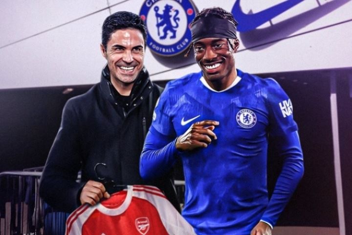 电讯报：马杜埃凯场均射门、推进、夺回球权均高过萨卡&马丁内利