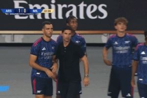 15岁道曼、萨尔蒙替补登场！阿森纳连换4人，萨卡、萨利巴被换下