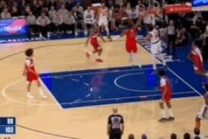 就像过马路！唐斯轻松突破送单臂大劈扣